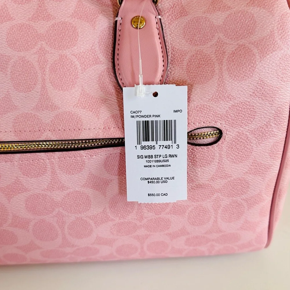 Coach large Rowan satchel  Pink Satchel and Wallet Set - Picture 6 of 15